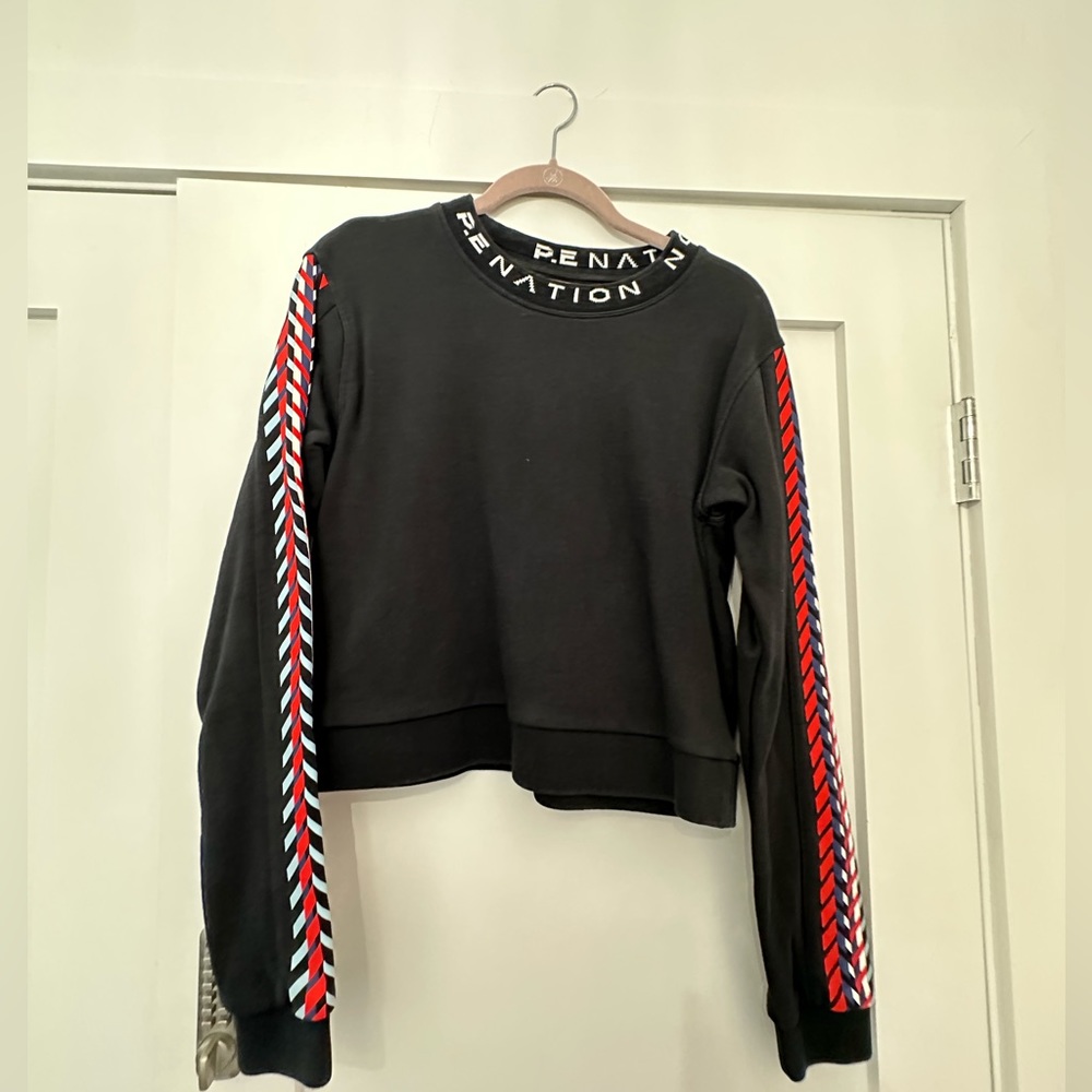 PE Nation cropped sweatshirt. Size medium